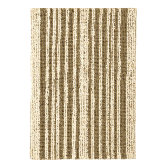 Calder Stripe Handwoven Jute Rug | Kelp