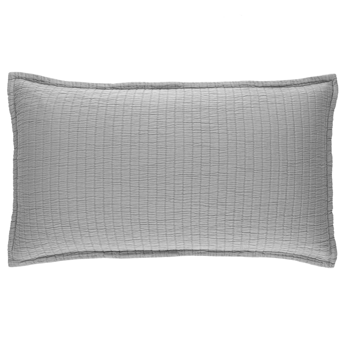 Boyfriend Matelasse Sham | Grey