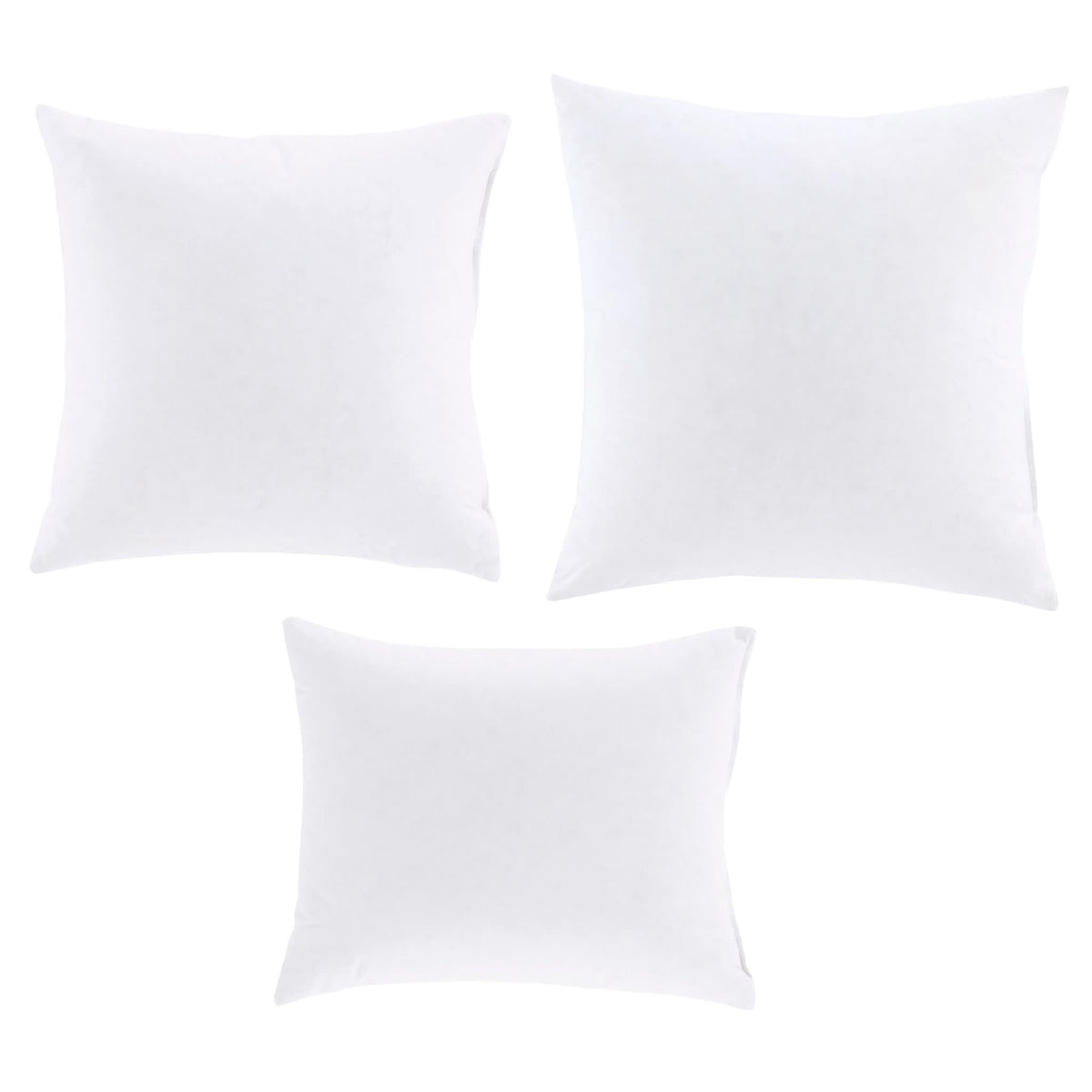 Luxury Decorative Pillow Insert | White