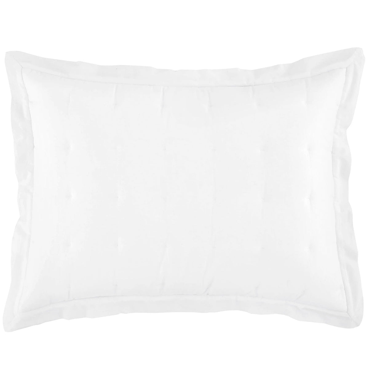 Cozy Cotton Puff Sham | White