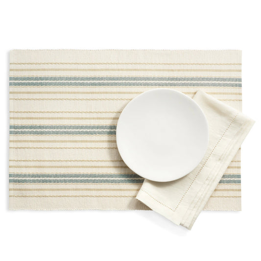 Tinsley Stripe Placemat Set of 4 | Natural