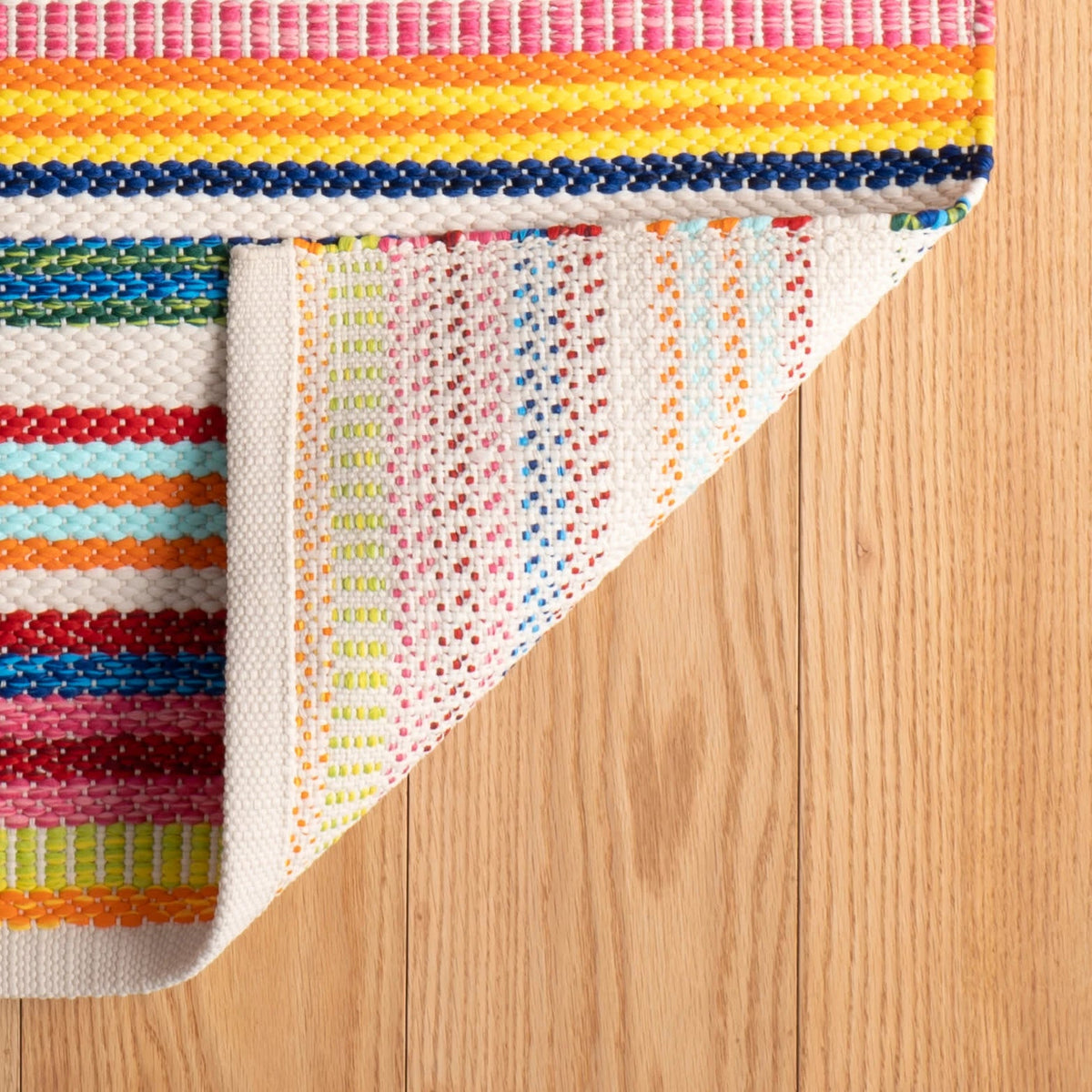 Bright Stripe Handwoven Indoor/Outdoor Rug | Multi