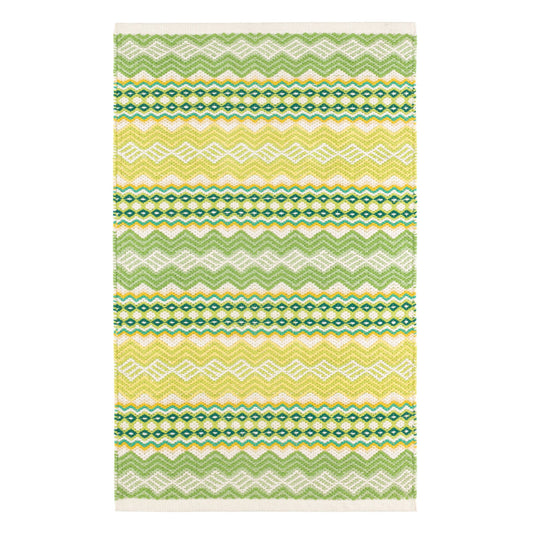 Briarwood Handwoven Cotton Rug | Lemon