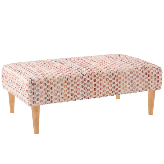 Torrey Rug Ottoman | Multi