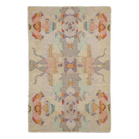 Chapel Hill Hand Loom Knotted Cotton Rug | Multi