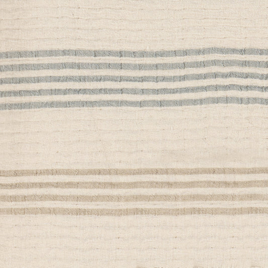 Breeze Stripe Blanket Swatch | Blue