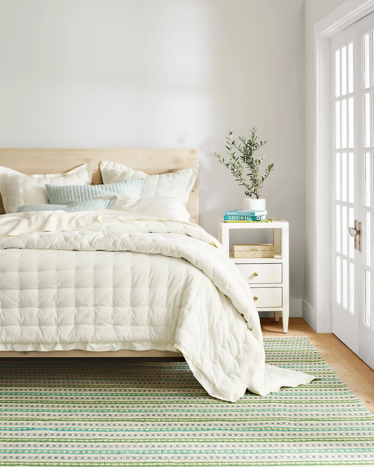 Cozy Cotton Puff Sham | Ivory