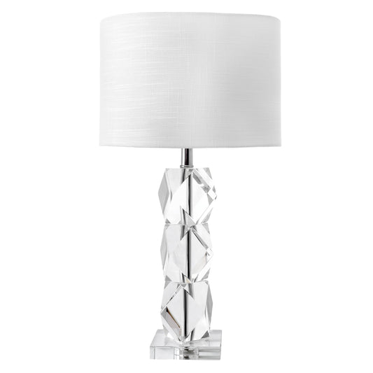 27-inch Crystal on the Rocks Table Lamp | Clear