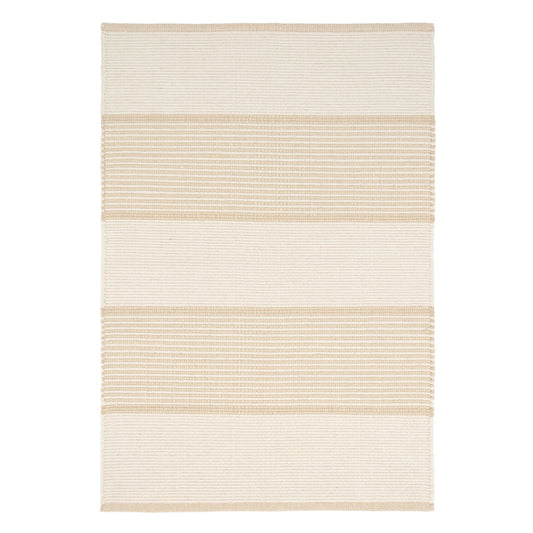 La Mirada Handwoven Cotton Rug | Wheat