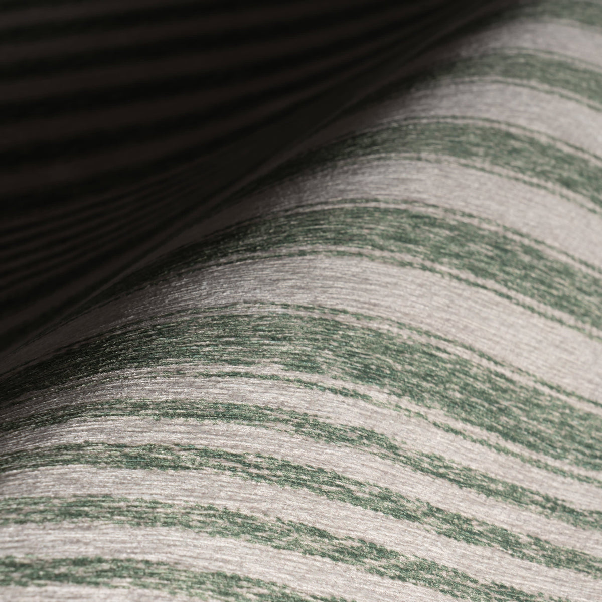 Vion Coastal Striped Machine Washable Rug | Green