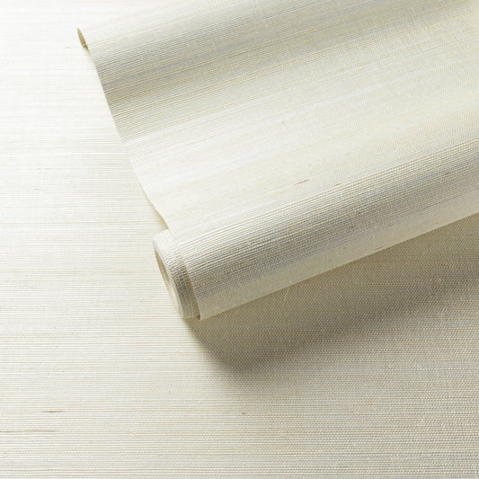 Samoa Grasscloth Wallpaper | Silver