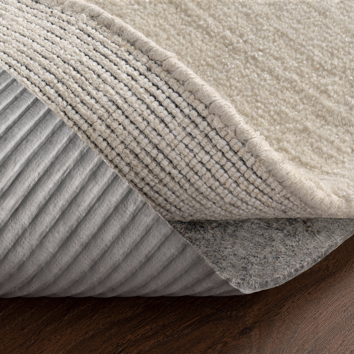 Luxury Vinyl Plank Safe Rug Pad | Grey