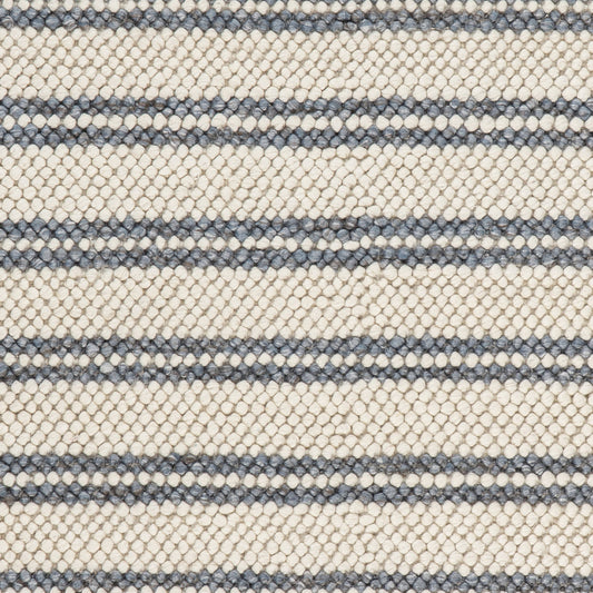 Venit Modern Striped Farmhouse Rug Swatch | Slate