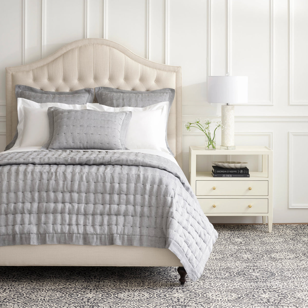 Jarin Double Nightstand | White