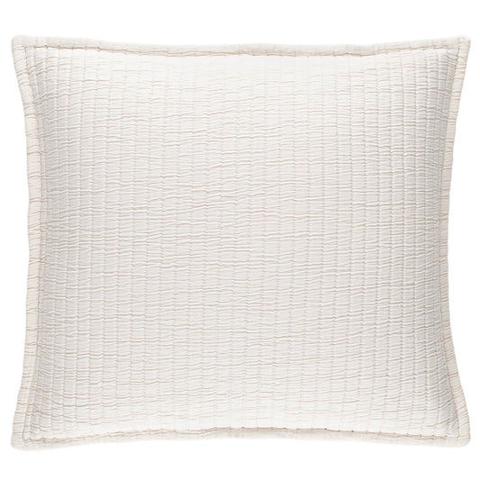 Boyfriend Matelasse Sham | Ivory