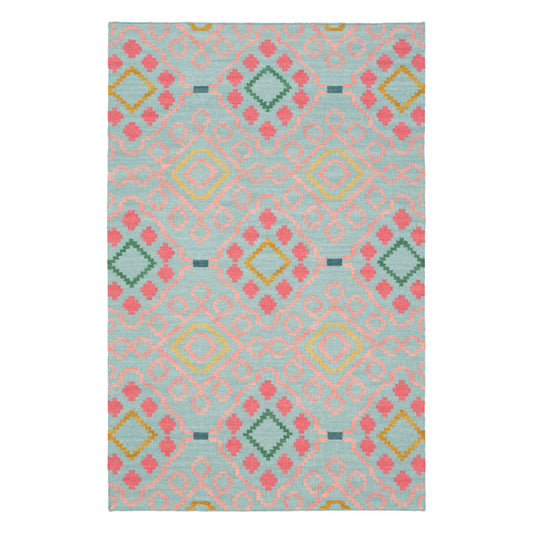 Jelly Roll Handwoven Wool Rug | Multi