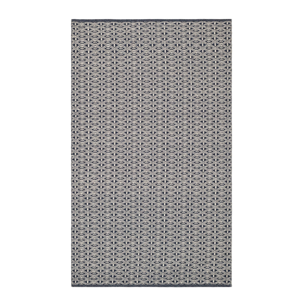 Bare Handwoven Cotton Rug | Blue
