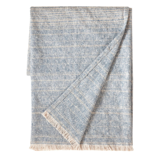 Oliver Ombre Throw | Denim
