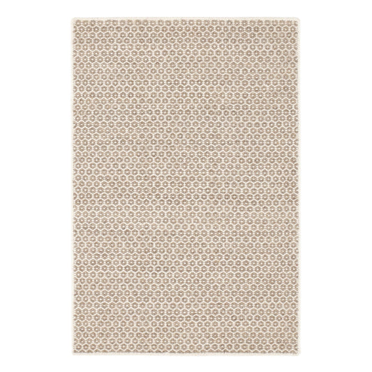 Honeycomb Handwoven Wool Rug | Natural