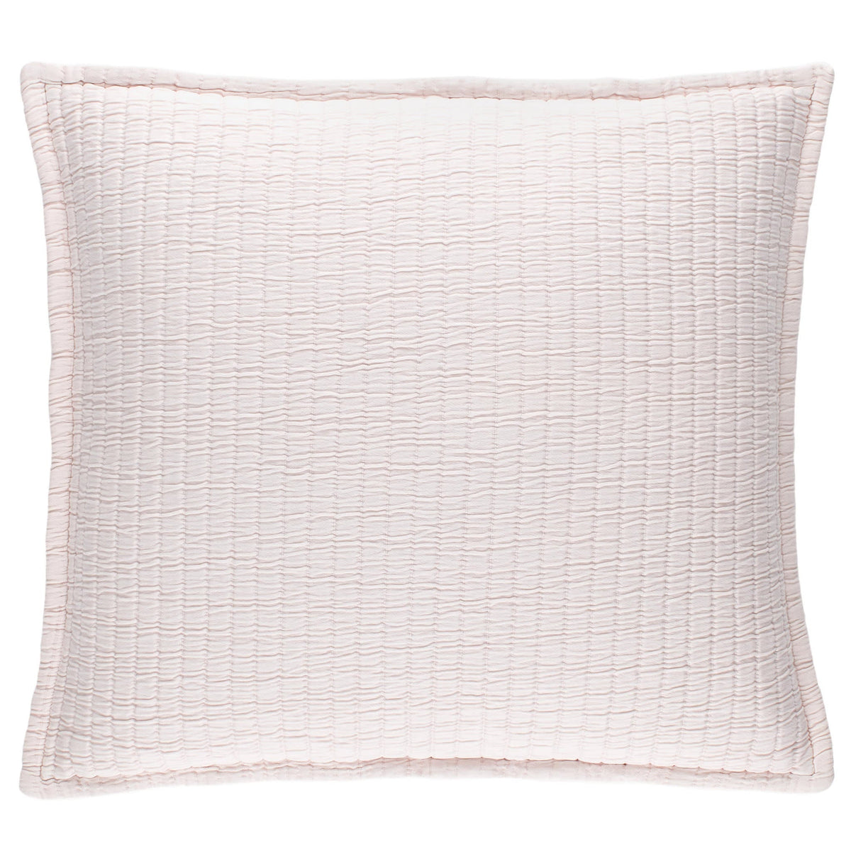 Boyfriend Matelasse Sham | Slipper Pink