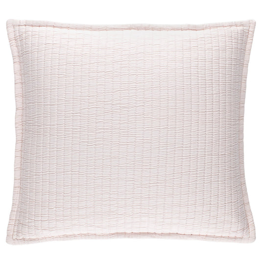 Boyfriend Matelasse Sham | Slipper Pink