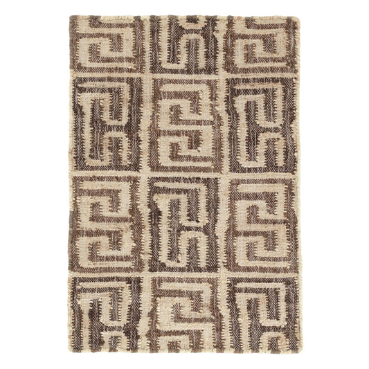 Auricula Handwoven Jute Rug by Bunny Williams | Brown