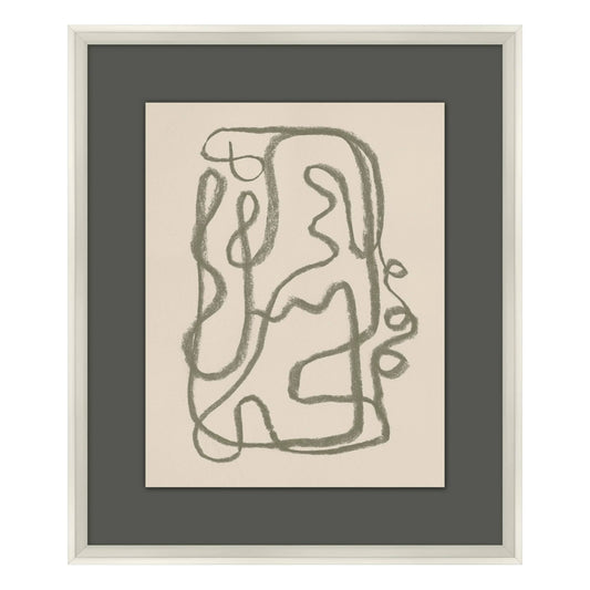 Doodle Wall Art | Green