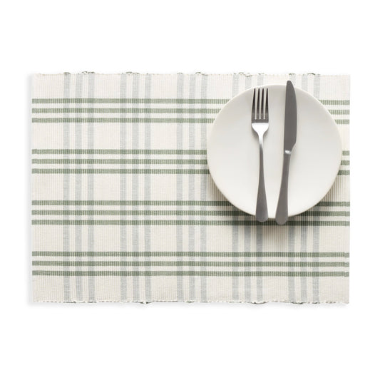 Beaumont Plaid Placemat Set of 4 | Sage