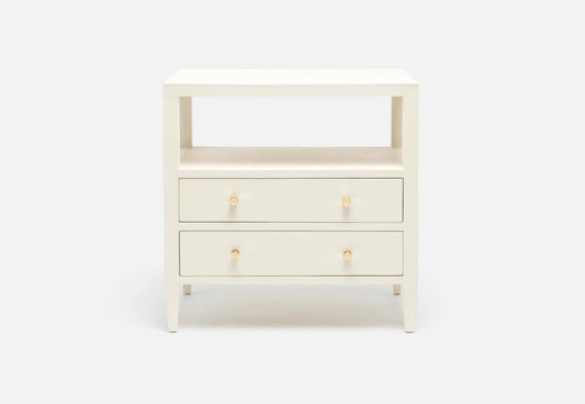 Jarin Double Nightstand | White