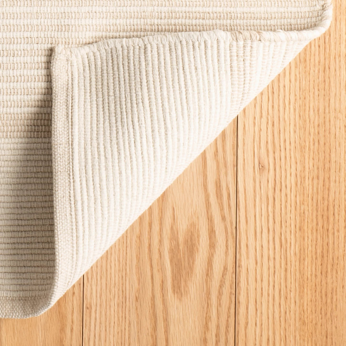 La Mirada Handwoven Cotton Rug | Wheat