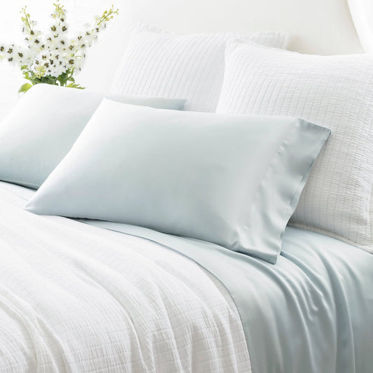 Silken Solid Sheet Set | Robin's Egg Blue