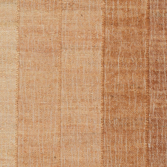 Tayo Modern Striped Indoor Rug Swatch | Orange