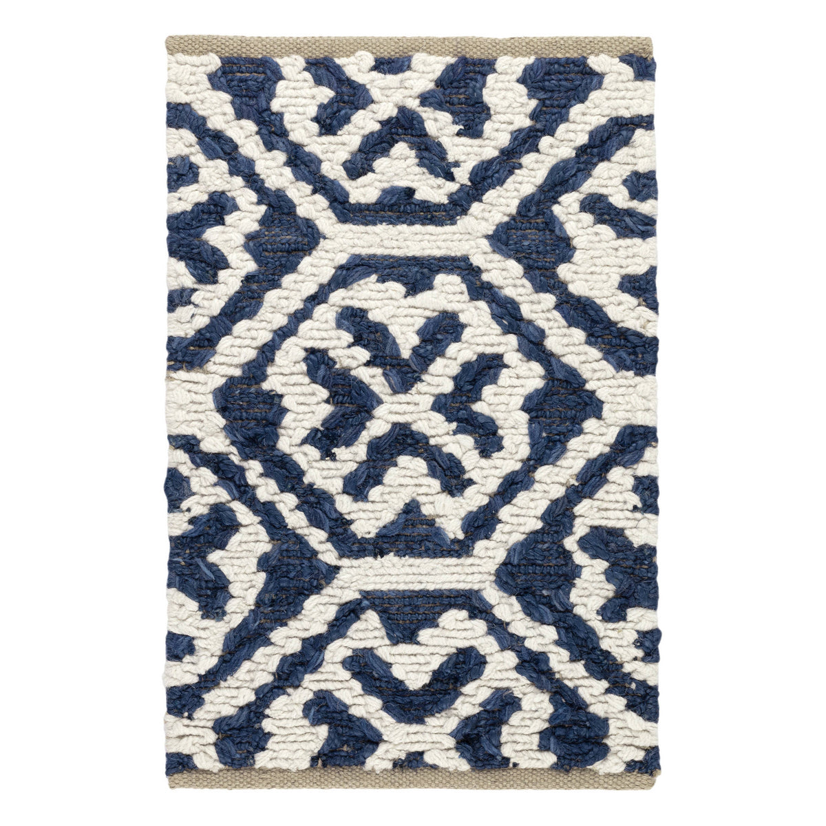 Magnolia Handwoven Jute Rug | Blue