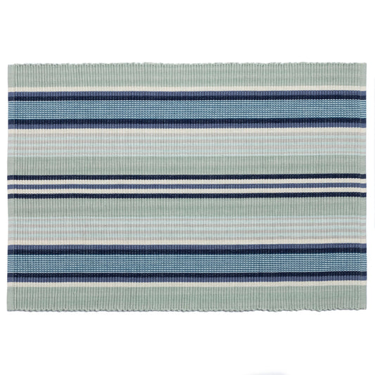 Barbados Stripe Placemat Set of 4 | Blue