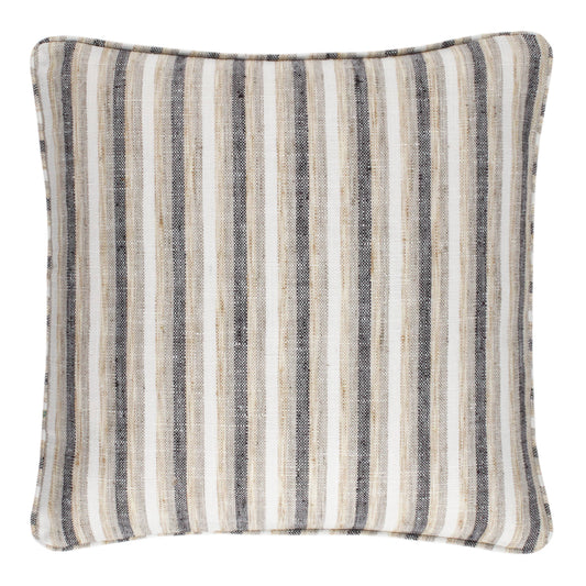 Soren Stripe Indoor/Outdoor Decorative Pillow Cover | Natural