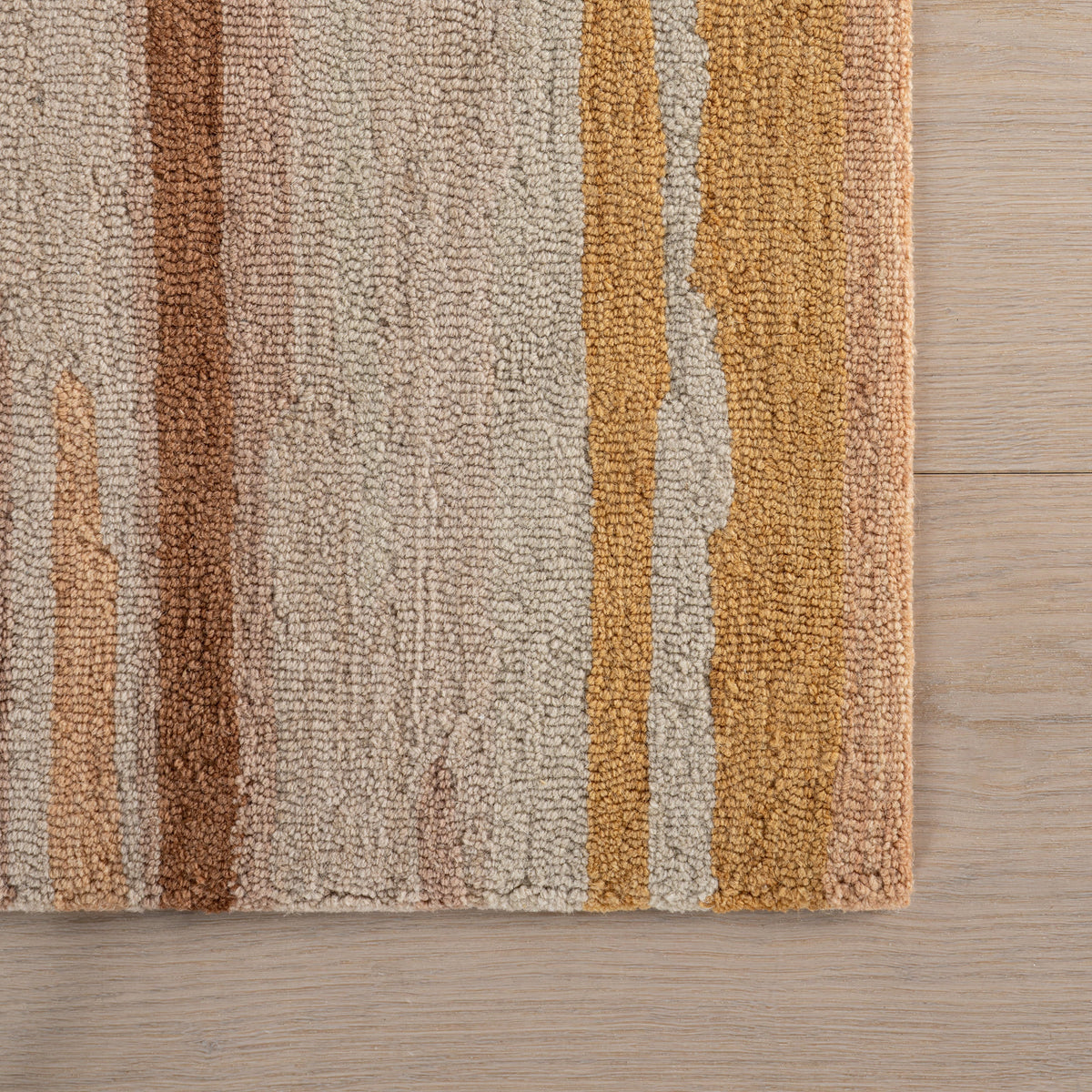 Zare Transitional Abstract Indoor Rug | Orange