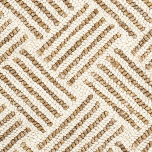Layers Hand Hooked Wool Rug Swatch | Ochre