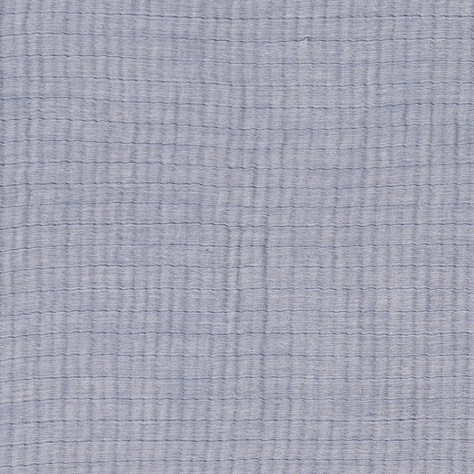 Crinkle Gauze Blanket Swatch | Denim