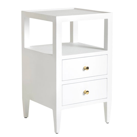 Jarin Single Nightstand | Designer White