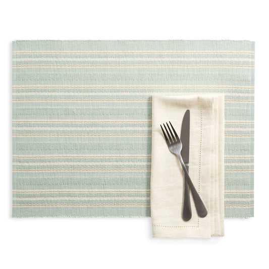 Winter Stripe Placemat Set of 4 | Sky