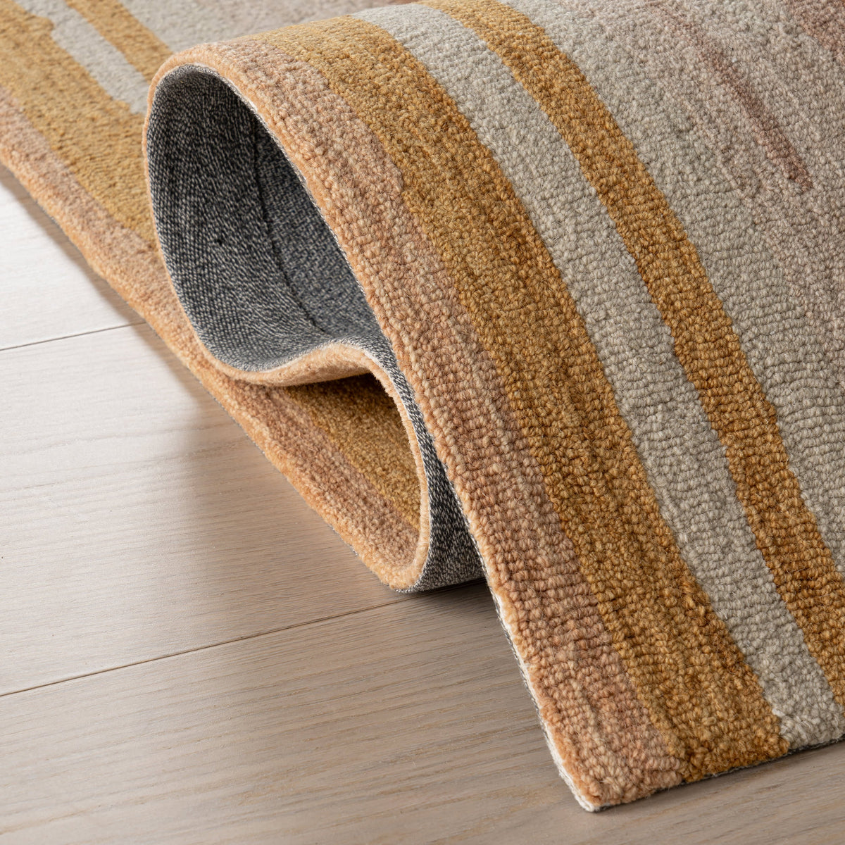 Zare Transitional Abstract Indoor Rug | Orange