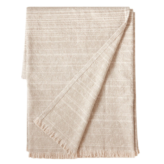 Oliver Ombre Throw | Natural