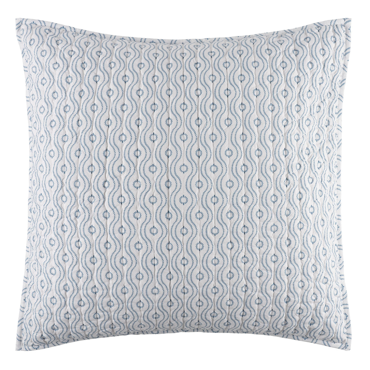 Amelia Quilted Sham | Blue