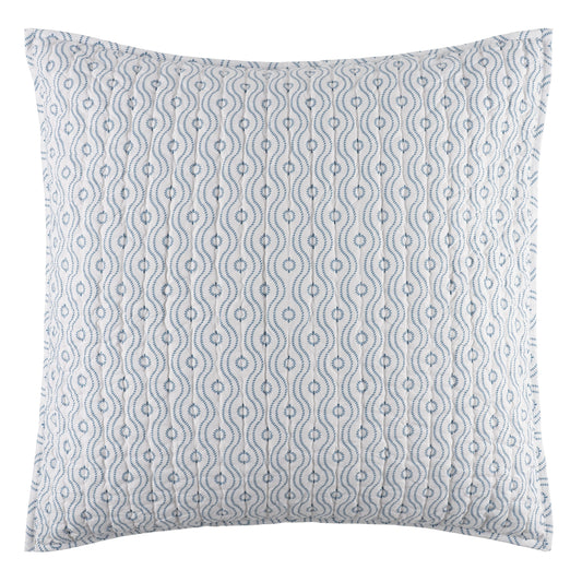 Amelia Quilted Sham | Blue