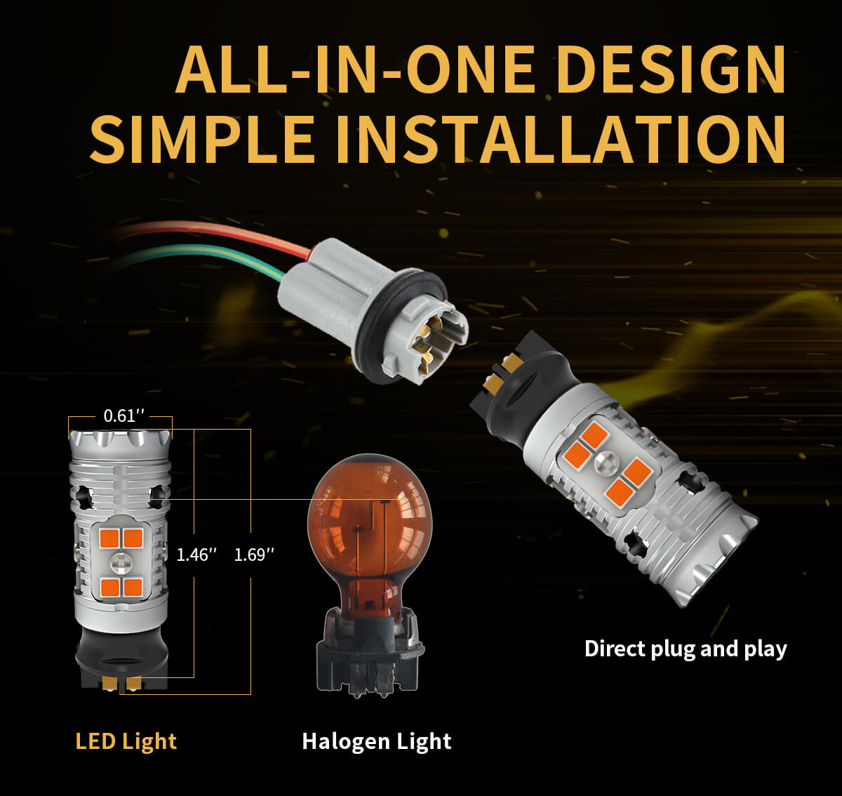 Fit for 2017-2020 Ford Fusion LED Bulbs Upgrade