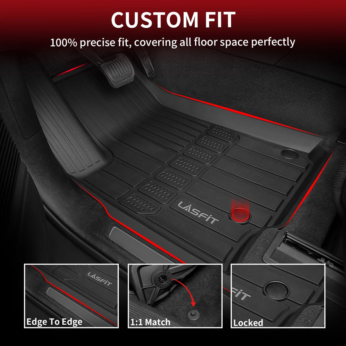 Fit for 2021-2027 Jeep Grand Cherokee L Floor Mats or Cargo Mat