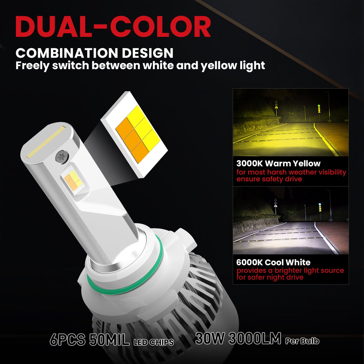 Custom Engineered for 2013-2016 Ford Escape LED Bulbs Upgrade
