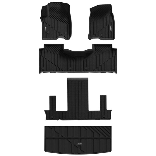 Fit for 2021–2027 Chevrolet Tahoe Floor & Cargo Mats Protection Sets, Not Fit 9 seats