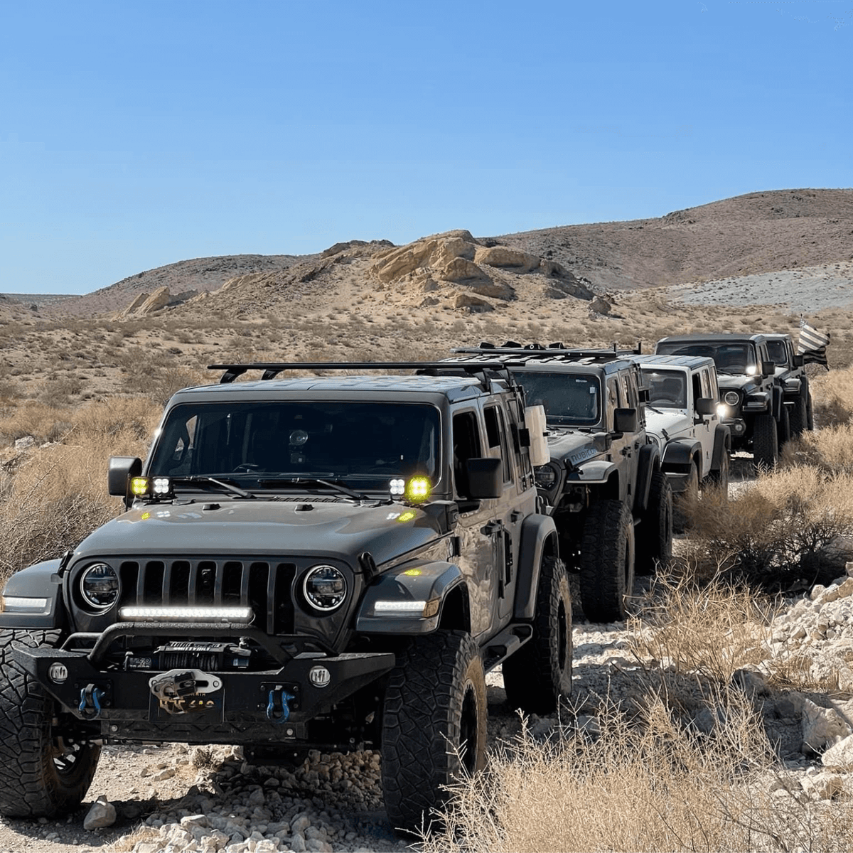 22 Inch Off-Road LED Light Bars Bumper Grille Combo Flood Spot Single Row - LASFIT