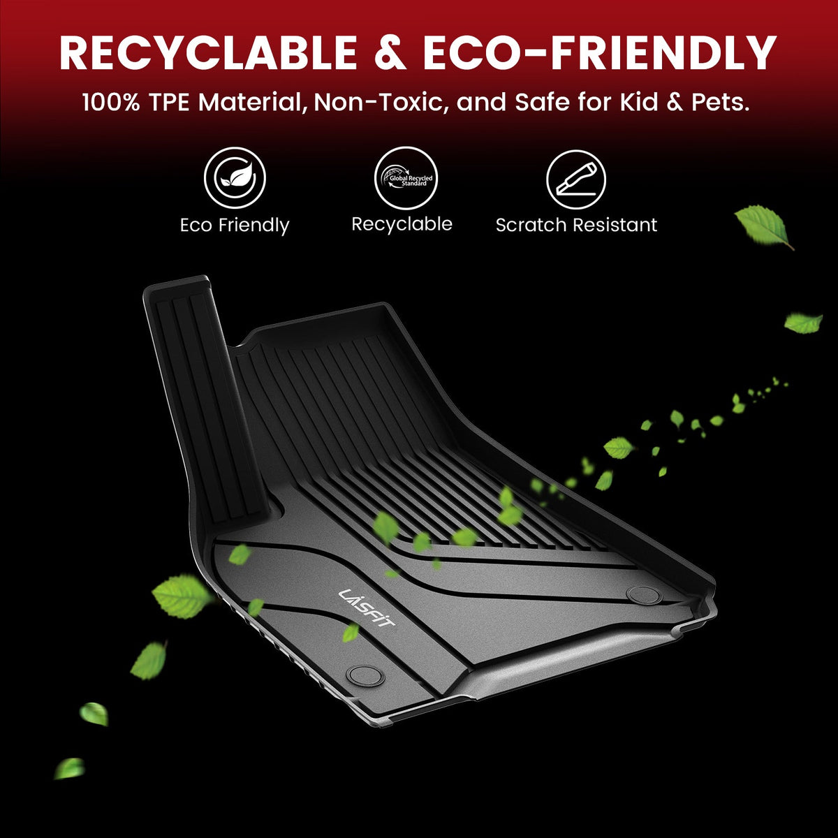 Fit for 2020-2025 Tesla Model Y Custom TPE Floor Mats or Cargo Mat